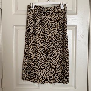 Leopard Print Skirt
